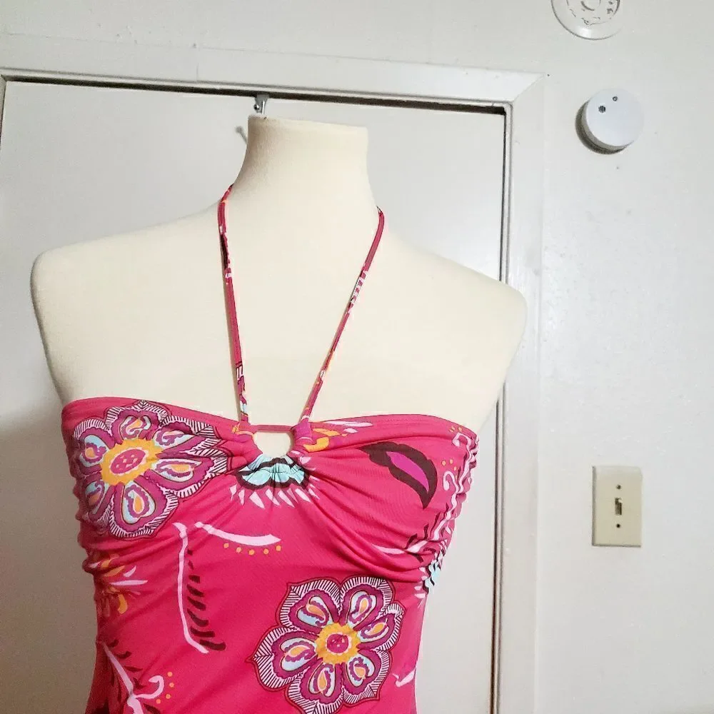 GAP Pink Floral One Piece Swimsuit  Size M